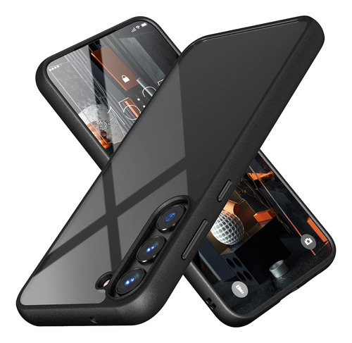 Funda Materprox Transparent Para Galaxy S23 Plus Negro