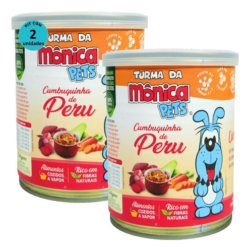 Ração Úmida Turma Da Mônica Pets Cumbuquinha Peru 280g Cães