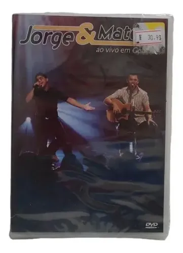 Dvd Jorge & Mateus*/ Ao Vivo Em Goiania (lacrado) | MercadoLivre