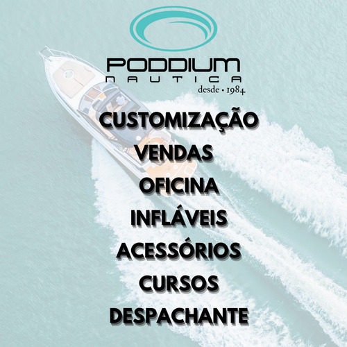 Motor De Popa, Mercury 3.3 Hp, 2 Tempos Poddium Nautica
