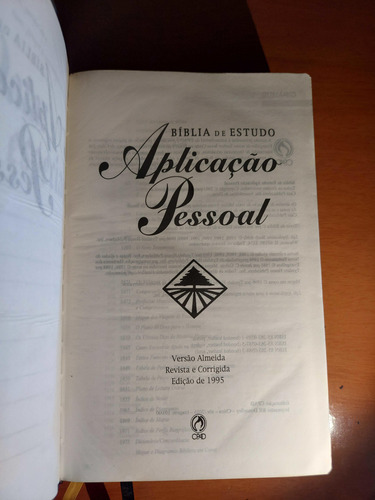 Bíblia De Estudo Aplicacação Pessoal (Usado)