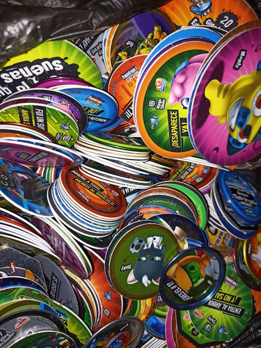 Lote De 100 Tazos Funki Punky (Usado)