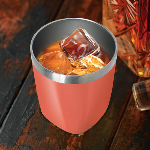 Vaso Aislado Acero Inoxidable 10 Onzas Color Rosa Brillante