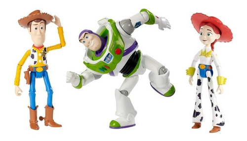 Muñeco Toy Story 4 Woody ,jessie Y Buzz De Importación