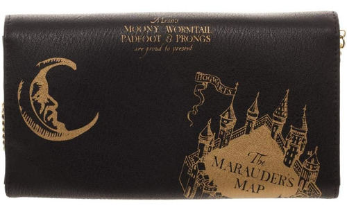 Harry Potter Mischief Managed Dobrável Com Carteira Com Alça