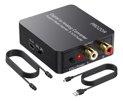 Prozor Convertidor De Audio Digital A Analógico Compatible C