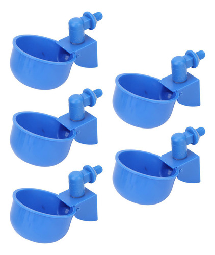 . 5 Vasos De Agua Automáticos Para Pollo, Plástico Pp, Para