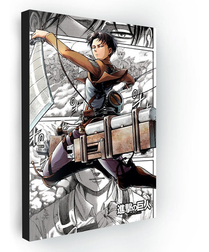 Colección Retablos Shingeki No Kyojin - Levi, Hange, Erwin.