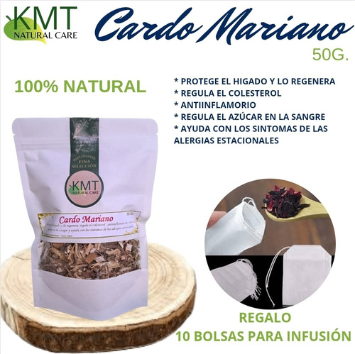 Cardo Mariano 50g.- Regenera Y Protege El Higado - Infusión