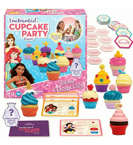Wonder Forge Disney Princess Enchanted Cupcake Party Game