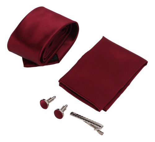 Juego De Gemelos Clásicos Para Hombre Con Corbata Y Corbata