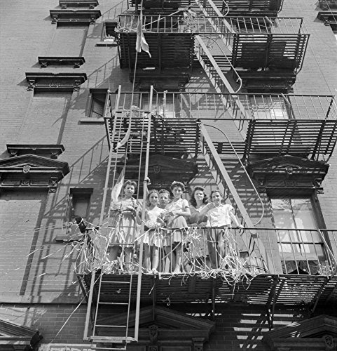 New York Mott Street 1942 Mujeres Nitaliano-americanas En Un