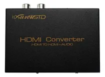 Comprar 1080p Hdmi Extractor De Audio Hdmi A Hdmi Optico Toslink Sp
