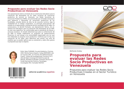 Libro: Propuesta Para Evaluar Las Redes Socio Productivas En