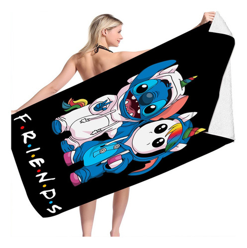 Toalla De Baño Lilo & Stitch, Toalla, Toalla De Playa Stitch