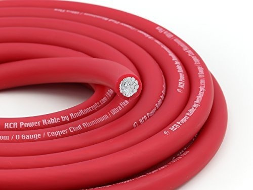 Cable De Alimentación Y Tierra 0 Awg Red