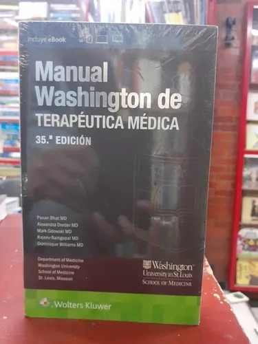 Libro Manual Washington De Terapeutica Medica - 35 Edicion