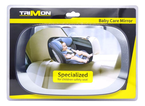 Espejo Retrovisor Vigilancia Bebés  En Carro Ajustable Baby