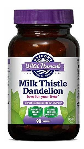 De Oregon Wild Harvest, Certified Organic Milk Thistle Dient