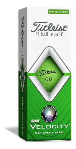 Imagen 2 de 4 de Pelotas Titleist Velocity De Colores Caja X 12 - 3 N Golf