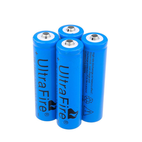 4pc Ultrafire 18650 Batería Recargables 3000mah 3.7v Li-ion 