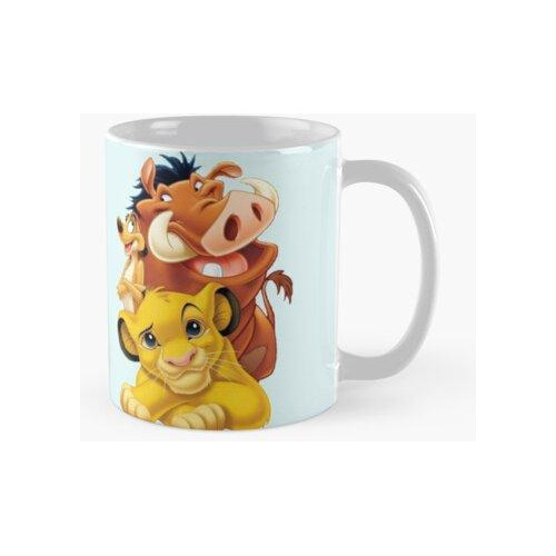 Taza El Rey León Simba Timon Y Pumba Calidad Premium