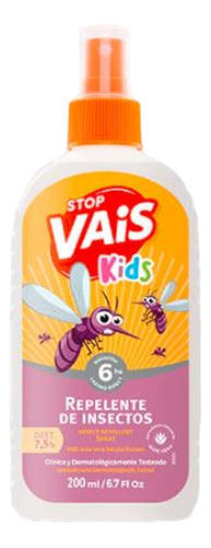 Repelente De Insectos Kids X 200ml. Stop Vais