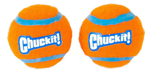 Chuckit! Juguete Tennis Ball 2-pack Shrink Large Color Naranja