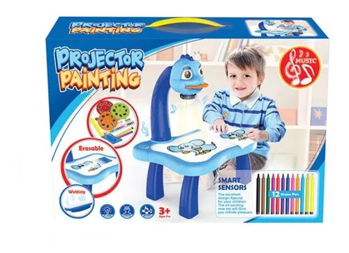 Comprar Mesa de Dibujo y Proyector Projector Painting Azul Pupitres