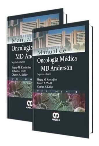 Manual De Oncologa Mdica 2 Da Ed 2 Tomos Md Ander,jk