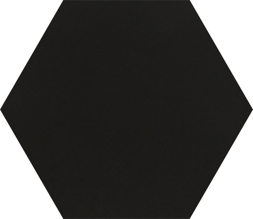 Hexagono Piso Revestimiento Negro Portinari 17x17