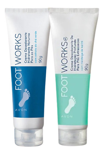 Hidratante P/ Pés Noturno E Extrassecos Foot Works 90g  Avon