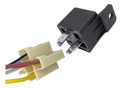 Relé Auxiliar 12v 4 Terminais 40a Dni0102 Com Chicote