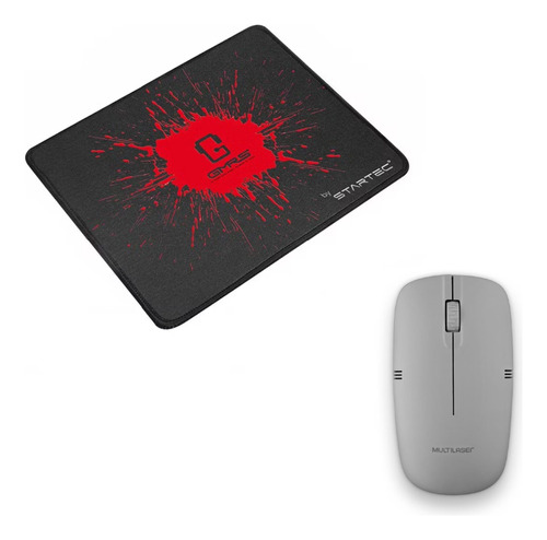 Mouse Inalambrico + Mousepad De Goma | Combo Empresarial