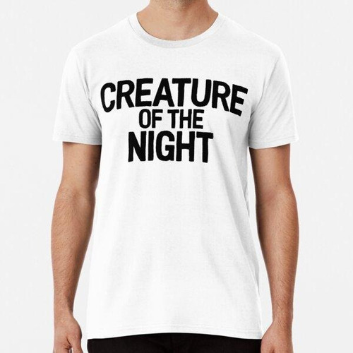 Remera Letra De Cancion Creature Of The Night Art Music Quot