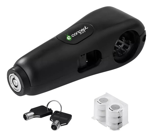 Alarma Para Moto Traba Freno Manija Con Sirena - Verde
