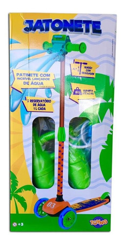 Patinete Infantil Lança Agua Jatonete 3 Rodas Toyng 46540 Cor Colorido