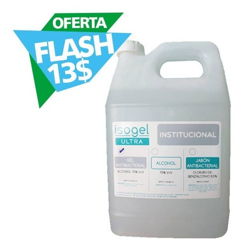 Imagen 1 de 2 de Gel Antibacterial En Galón
