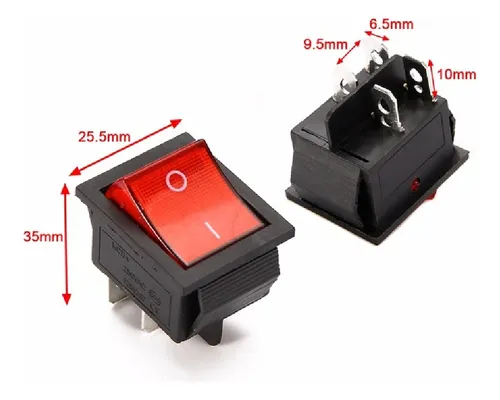 X2 Interruptor Swtch Soldador Inversor 30 Amp 4 Pines Pelv_