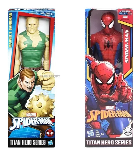 Spiderman + Sandman Combo Figuras 30 Cm Hasbro Original