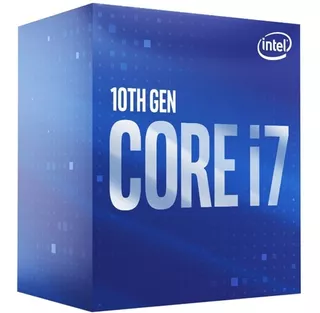 Procesador gamer Intel Core i7-10700 BX8070110700 de 8 núcleos y 4.8GHz de frecuencia con gráfica integrada