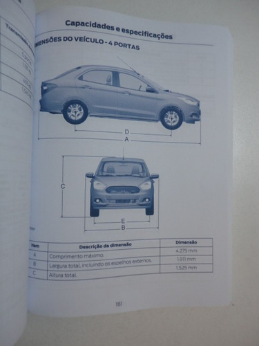 Imagem 7 de 10 de Manual Novo Ford Ka 2018 2019 Original 1.0 1.5 Hatch Sedan