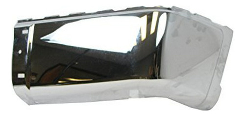 Defensas - Rear Bumper Cap Chrome (steel) Without Sensor Hol