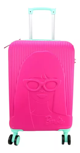 Mala de Viagem Bordo Infantil 360 Barbie Mattel Senha Luxcel