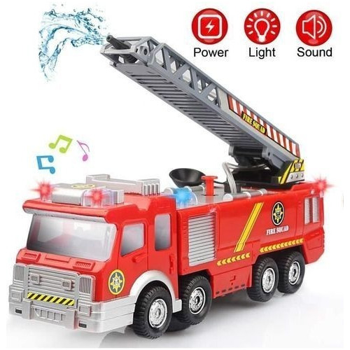 Paw Patrol Camión De Bombero Fire Truck Con Spray De Agua