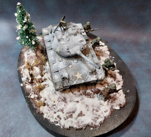 Diorama M 24 Chaffee 1/72 Hasegawa 2 Gm