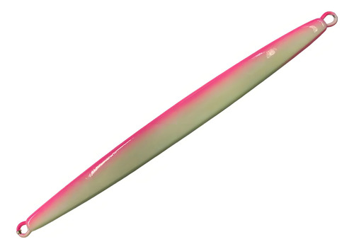 Isca De Pesca Ns Jumping Jig Pita 200 Rosa E Glow 200g 22cm