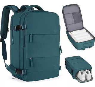 Mochila De Viaje Viral Tiktok Impermeable Con Compartimento Para Zapatos Laptop Equipaje De Mano Carry On
