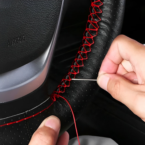 Funda Cubrevolante Cocida Universal 38 Cm Cuero