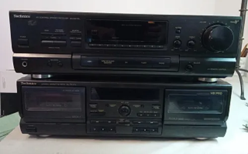 Technis Sintoamplificad Sa-gx170 + Casetera 110w +cd Pionner (Usado)